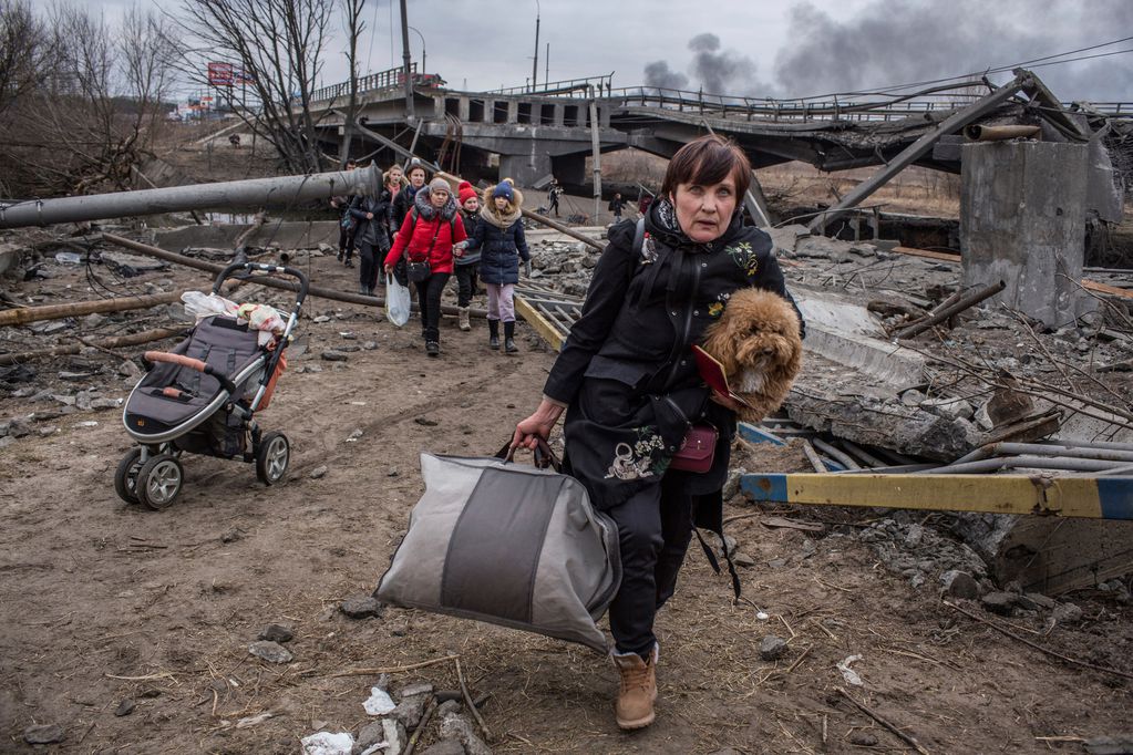 Desde Amnistía Internacional señalaron que la destrucción de infraestructuras necesarias para la vida cotidiana por parte del ejército de Rusia "violan el Derecho Internacional humanitario"