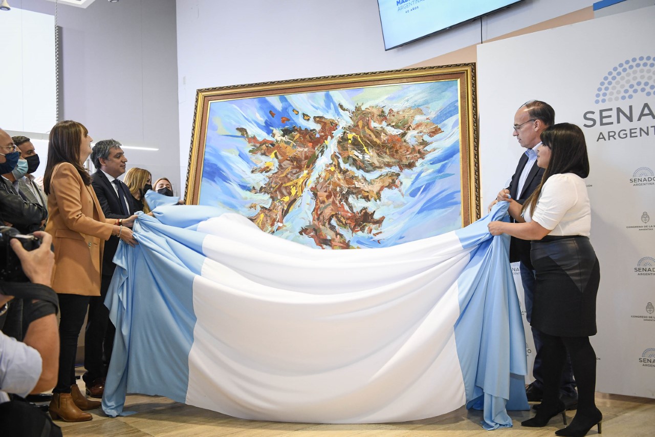 El Senado de la Nación homenajeó a los veteranos y caídos de Malvinas. 