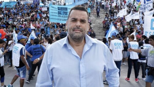 El dirigente de Somos Barrios de Pie, Daniel Menéndez, confirmó que la agrupación no se manifestará este sábado frente a La Rural.