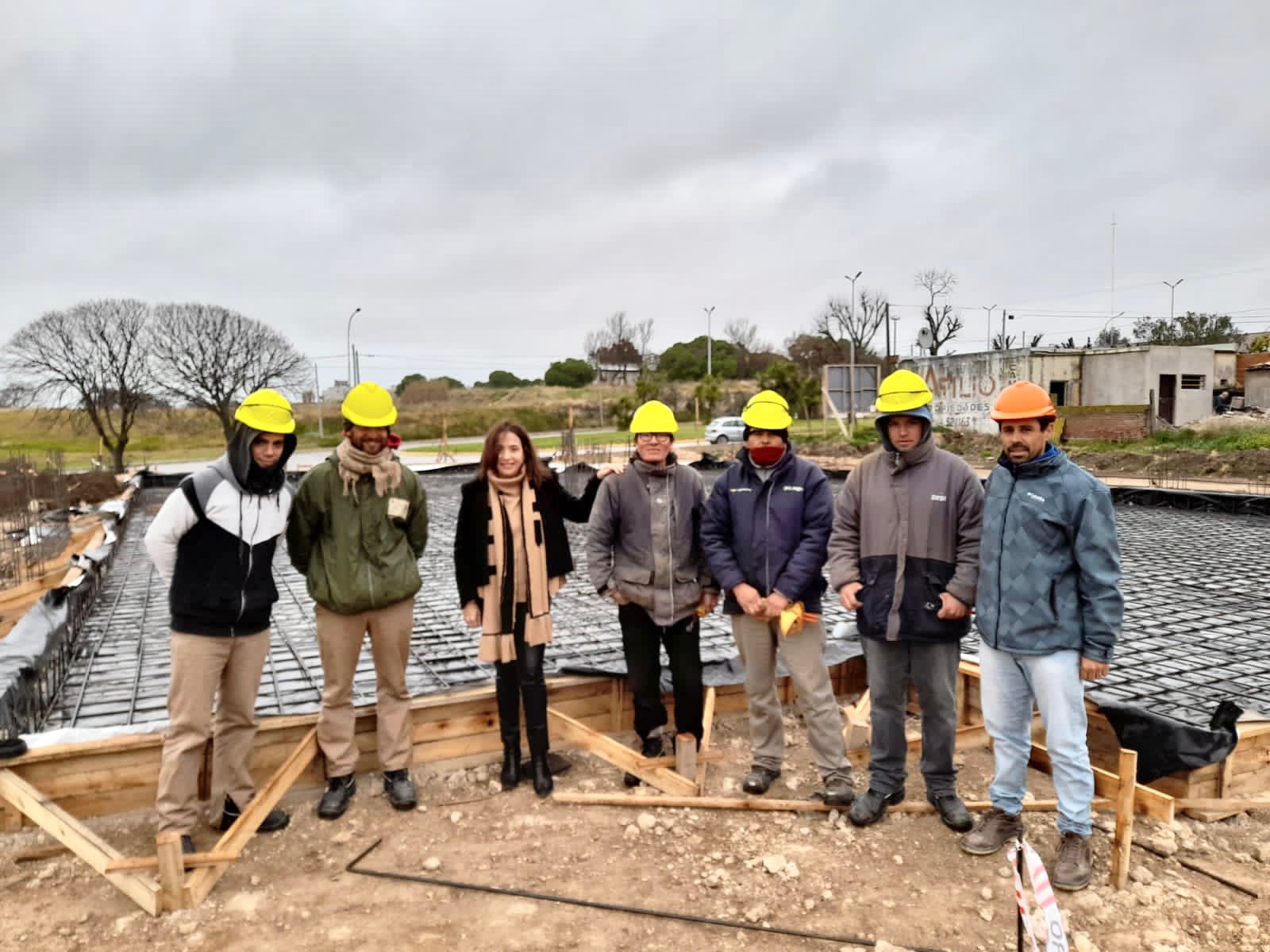 Sánchez Jauregui recorrió obras provinciales en Necochea. 