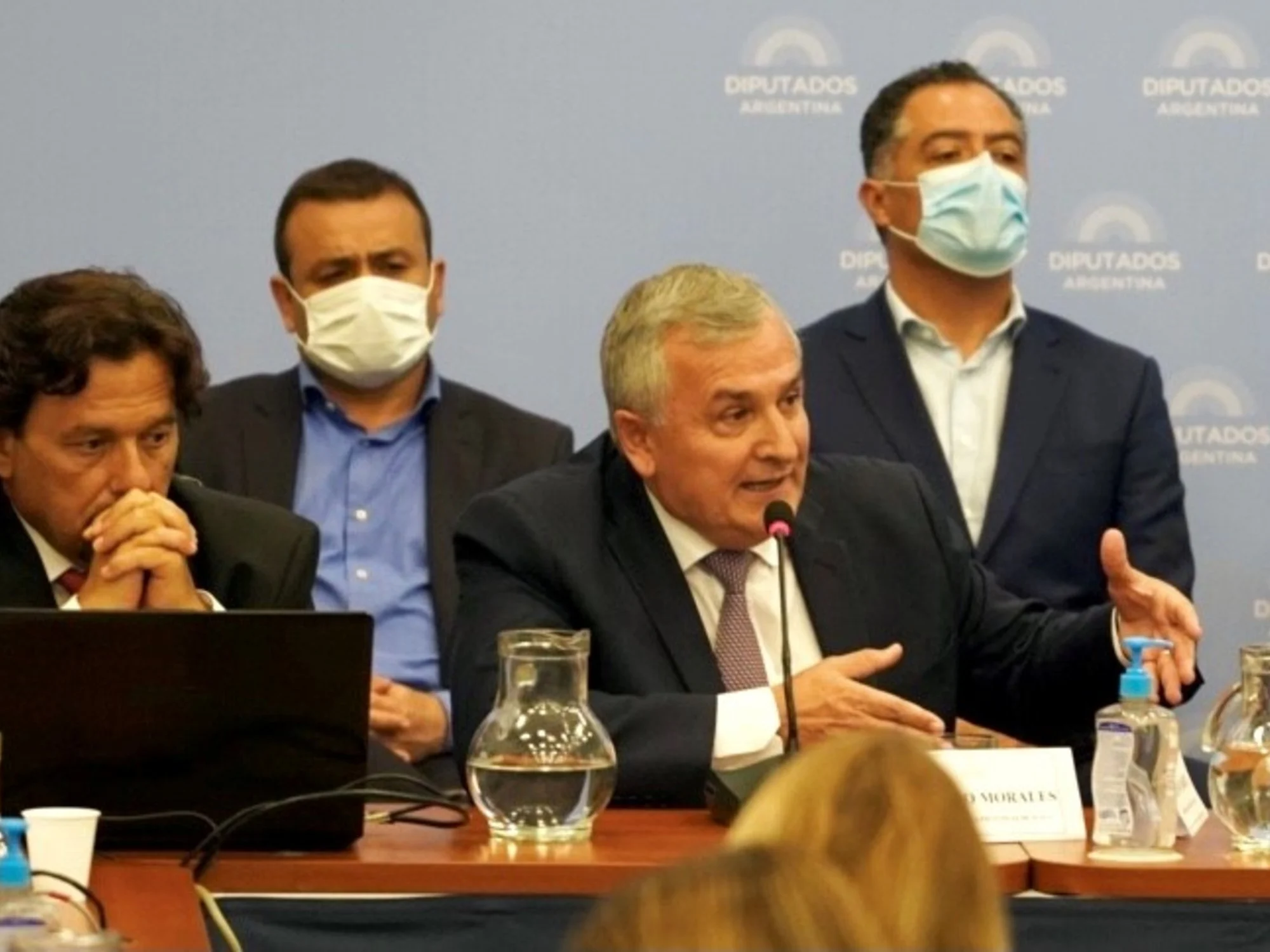 El gobernador de Jujuy y titular del radicalismo, Gerardo Morales, apoyó el acuerdo con el Fondo Monetario Internacional (FMI).