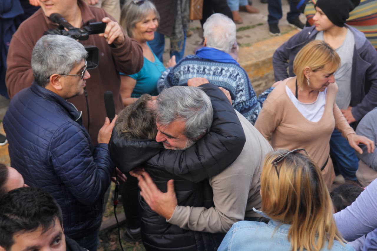Durañona participó del viaje de prueba del retorno del tren de pasajeros a San Antonio de Areco.