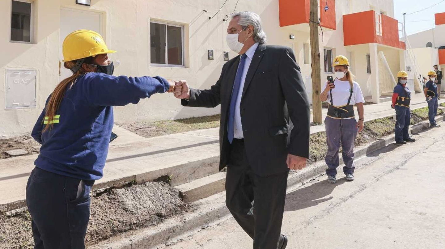 Este miércoles el presidente Alberto Fernández entregará viviendas en el Conurbano bonaerense.