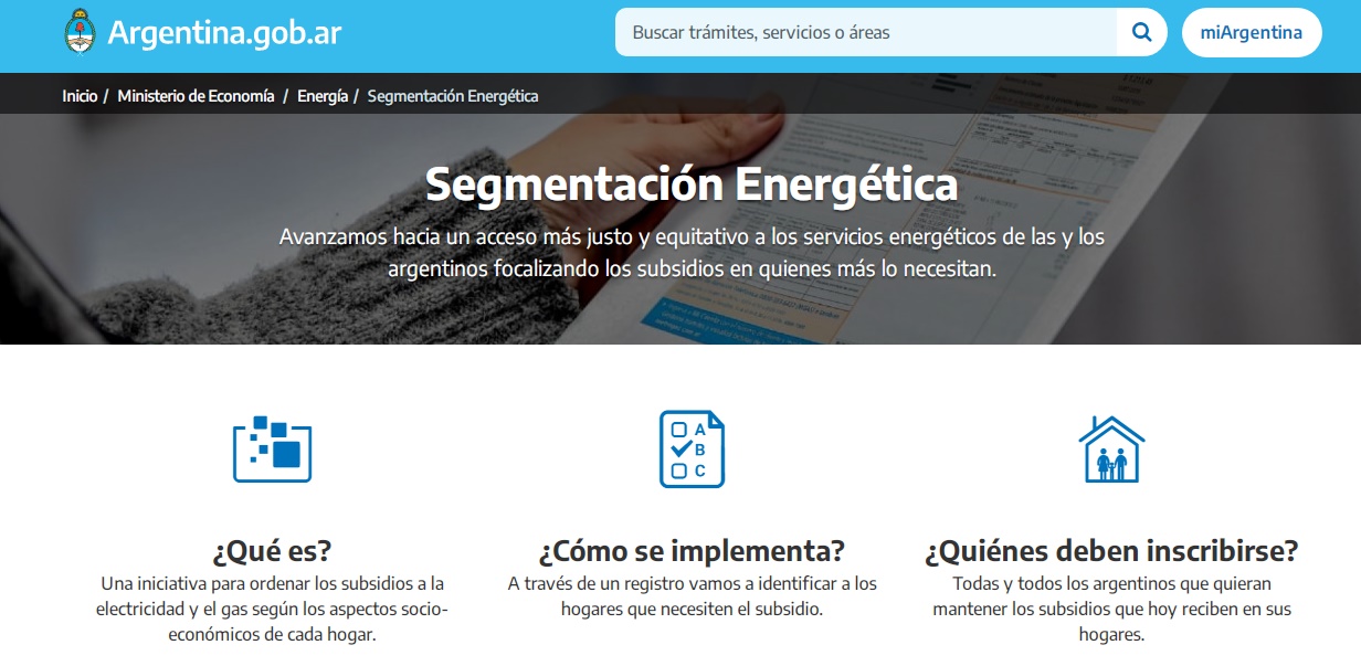 Hoy vence el plazo para que los usuarios con DNI terminado en 0,1 y 2 se inscriban en el formulario para mantener los subsidios.