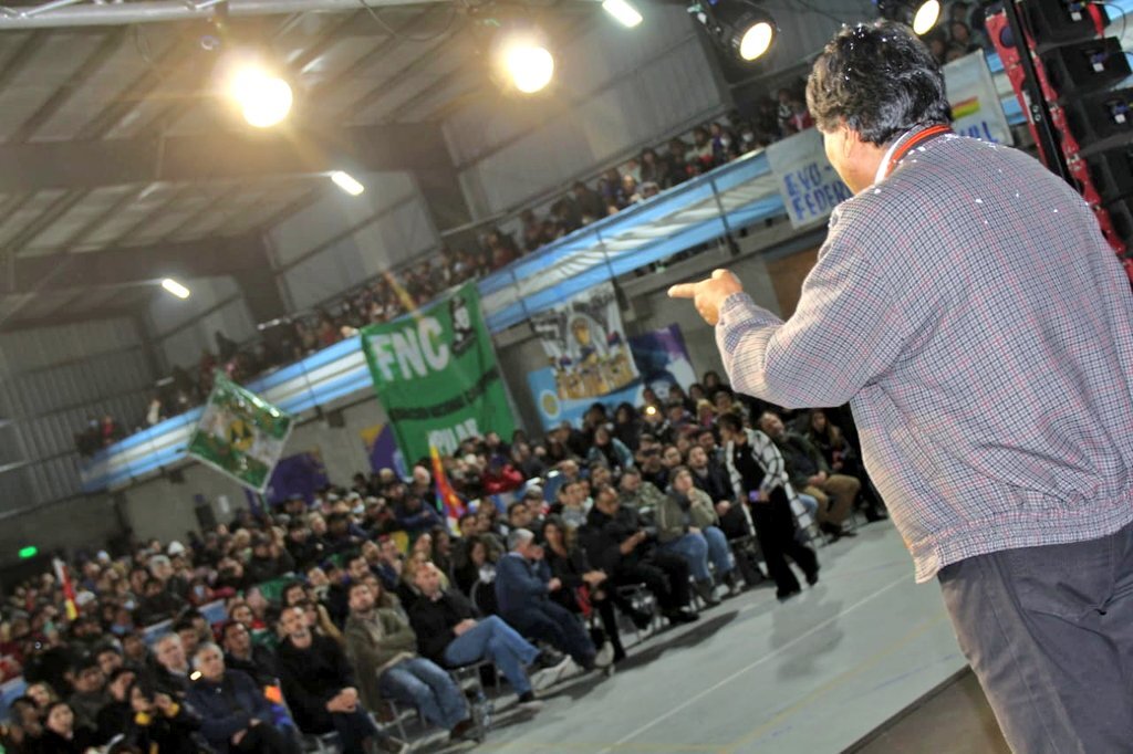 El expresidente de Bolivia, Evo Morales, habló de la situación económica y social de la Argentina.