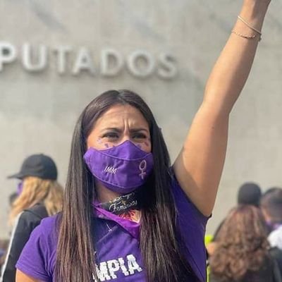 Olimpia Coral Melo, víctima del delito de violencia digital al difundirse un video íntimo suyo cuando tenía 18 años.