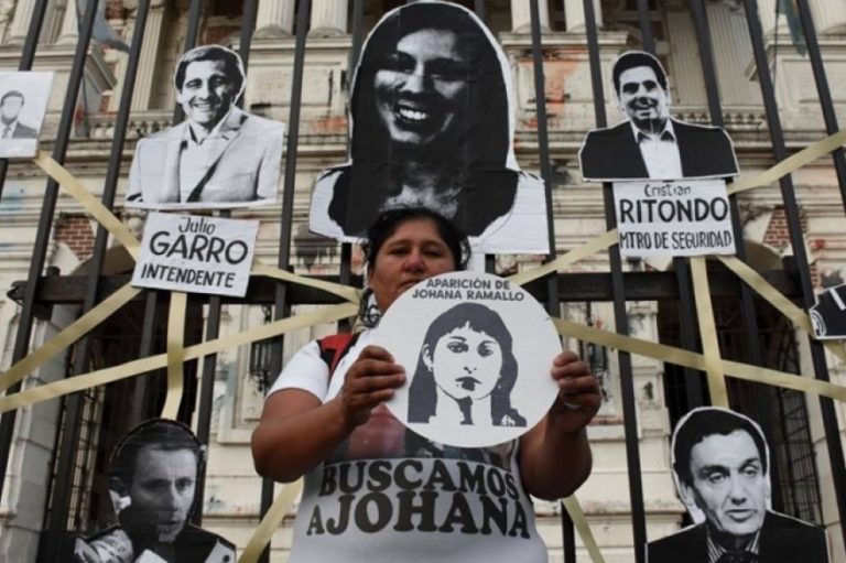 La madre de Johana Ramallo, Marta Ramallo, reclama Justicia por su hija desde hace años.