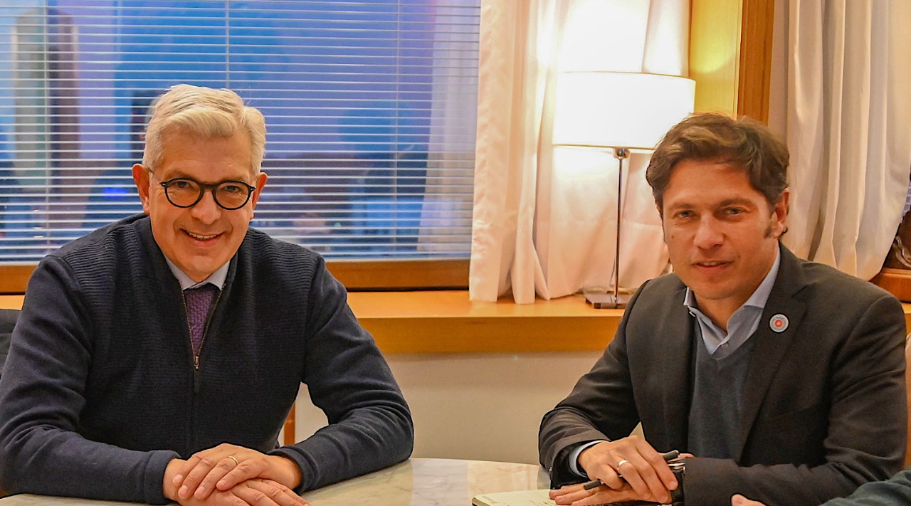 Kicillof se reunió con el ministro de Agricultura, Julián Domínguez, y acordaron una agenda de trabajo. 