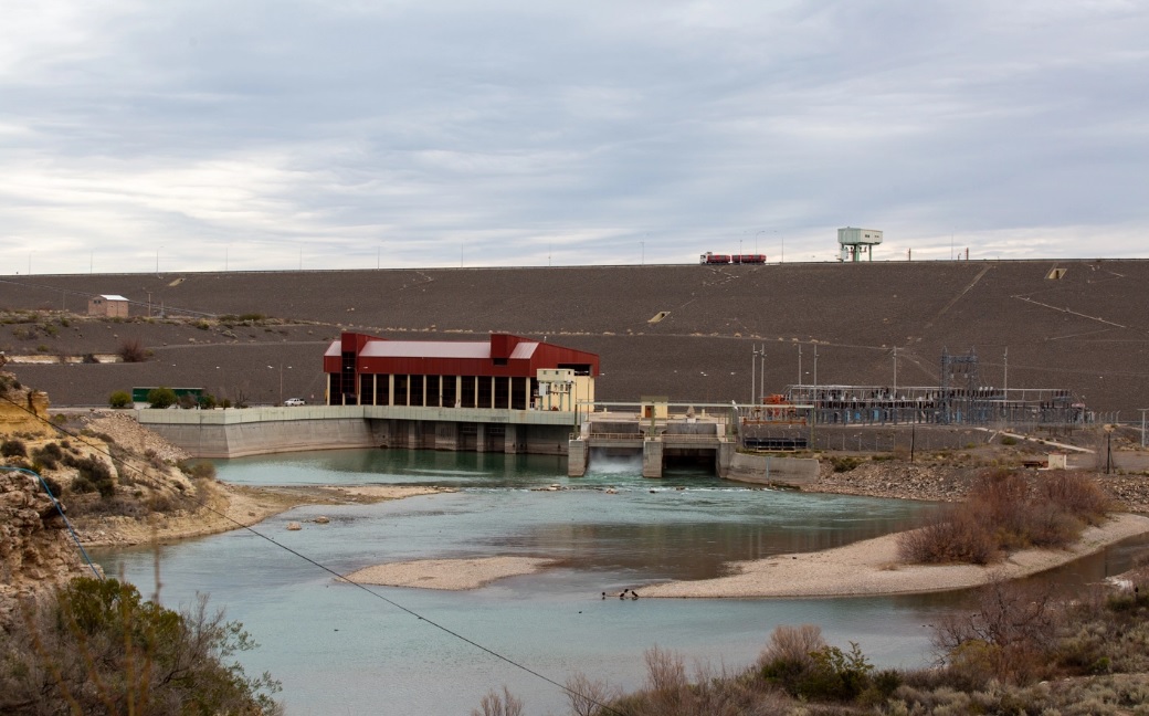 Río Colorado. Así lucía la última reserva del embalse de Casa de Piedra en La Pampa en octubre de 2021. 
