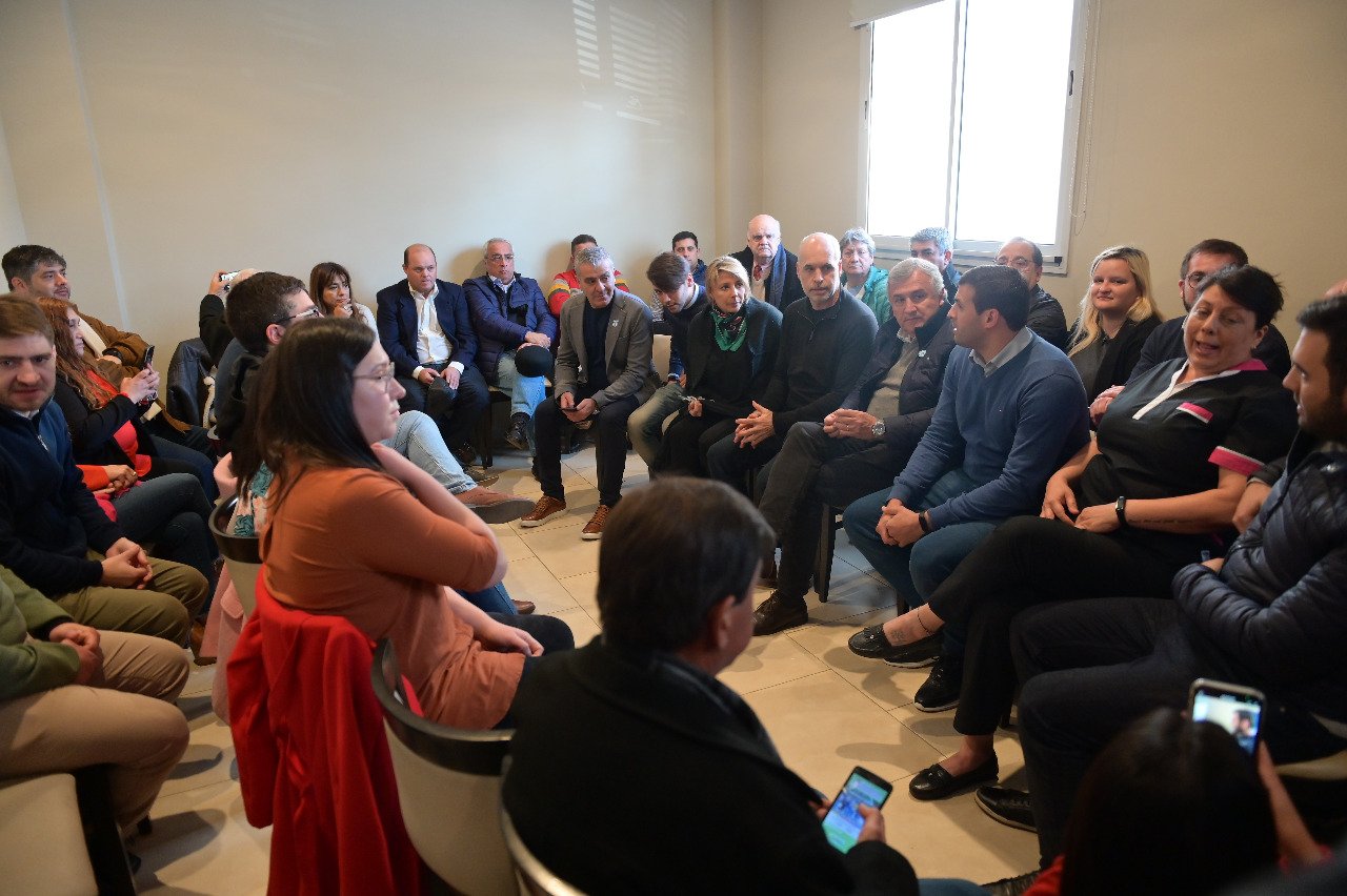 La aparición conjunta de ambos dirigentes busca reforzar la alianza entre los sectores moderados de la coalición Juntos por el Cambio.