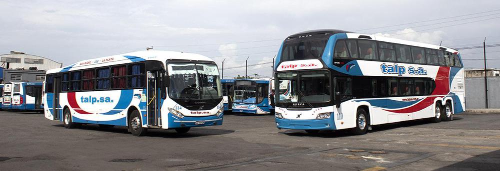 El colectivo de Transporte Automotor La Plata S.A (TALP) es conocido popularmente como "la costera".