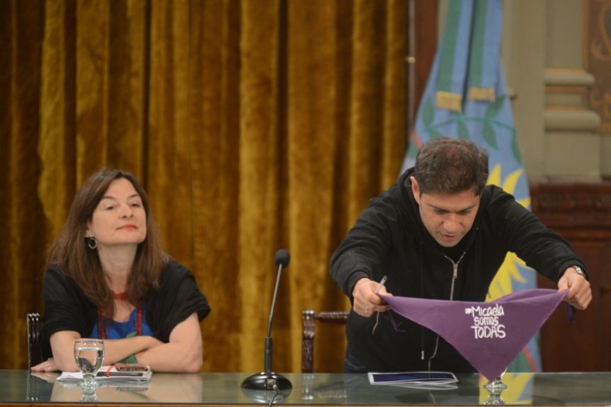 El gobernador bonaerense, Axel Kicillof, estará en la Expo Congreso junto a la ministra de las Mujeres bonaerense, Estela Díaz.