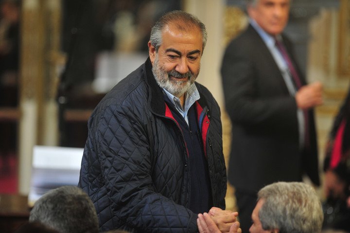El secretario general de la central obrera, Héctor Daer, estuvo presente el pasado lunes en la asunción de la nueva ministra de Economía.