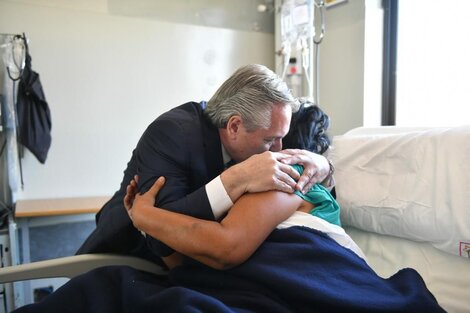 Alberto Fernández visitó a Milagro Sala.
