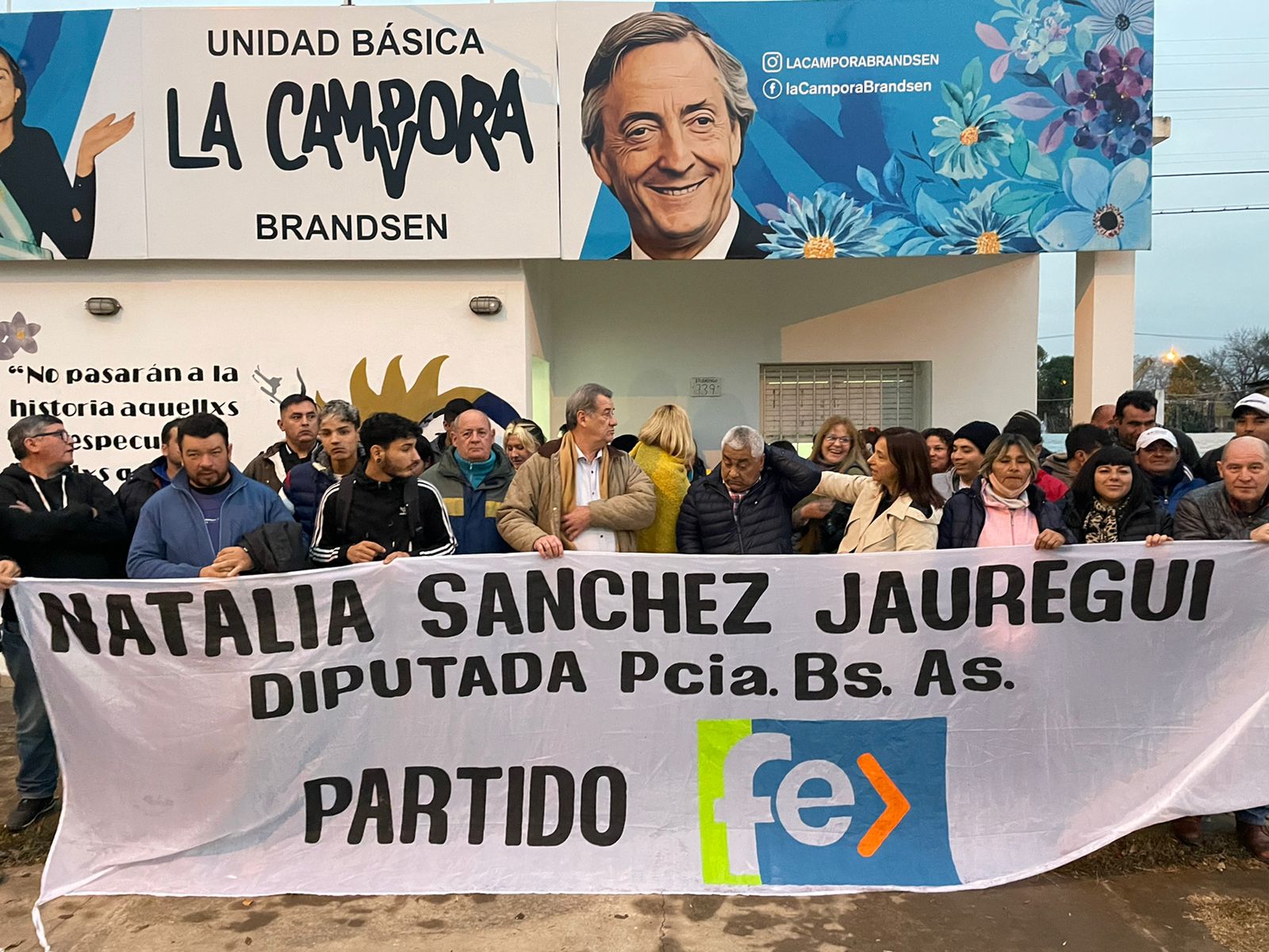 Con proyecciones en las próximas elecciones, Sánchez Jáuregui participo del encuentro del Partido FE en Coronel Brandsen junto con representantes de toda la Tercera Sección electoral.