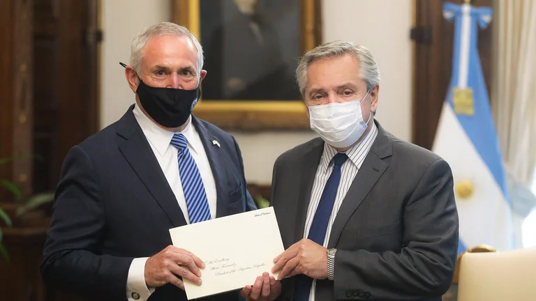 El presidente Alberto Fernández entregará cartas credenciales a nuevos embajadores.