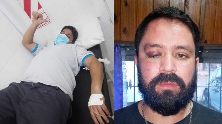 Paro de trenes en la línea Roca. Así quedaron el maquinista y el guarda de seguridad.