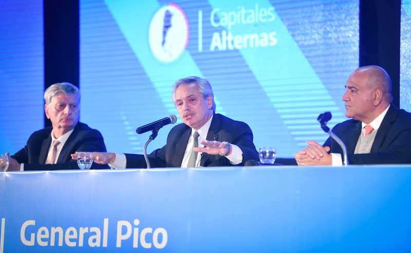 Hace unos meses el presidente Alberto Fernández encabezó en la provincia de La Pampa otra reunión del Gabinete Federal.