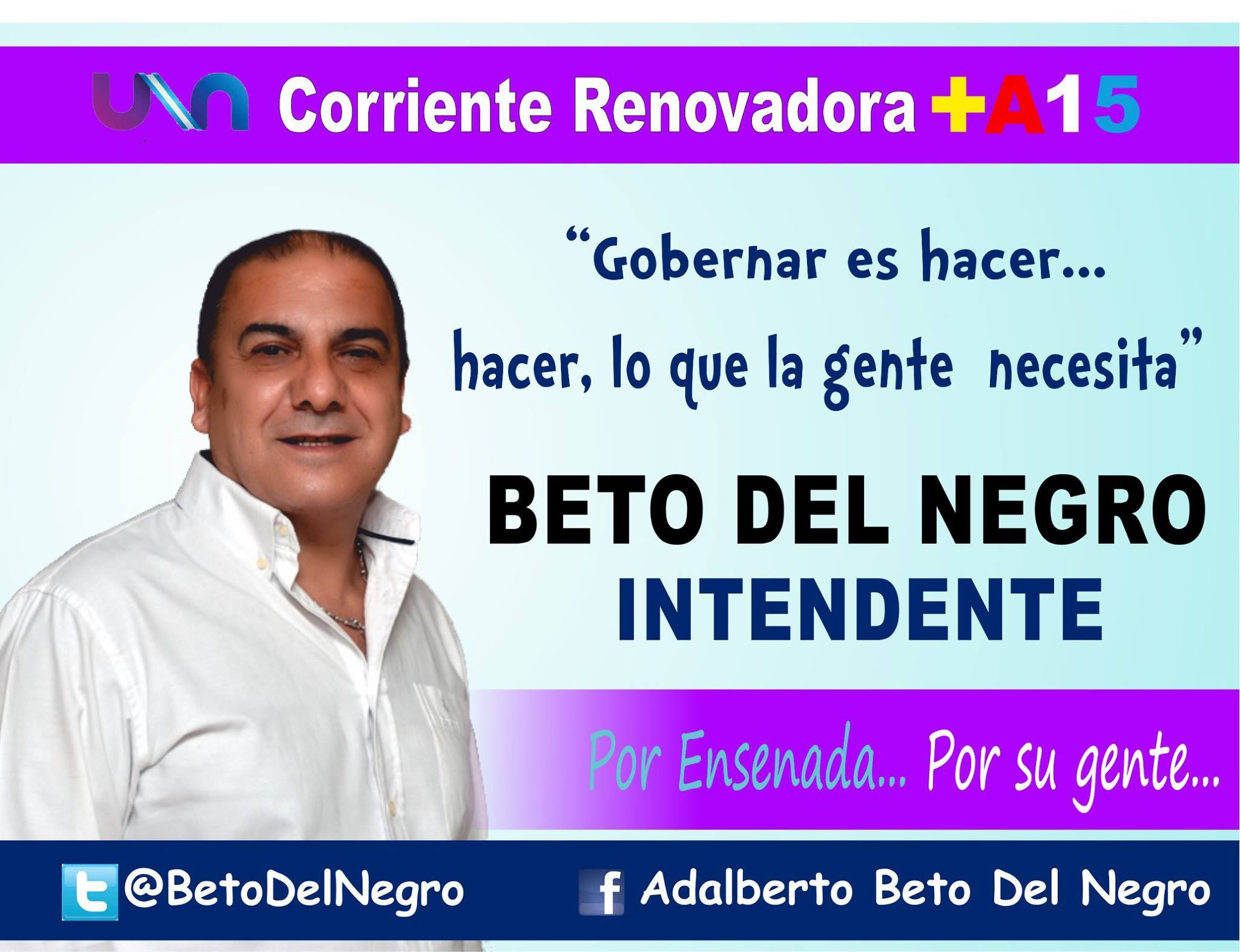 El exintendente de Ensenada, Adalberto Del Negro, fue jefe comunal del distrito bonaerense entre 1991 y 2003.