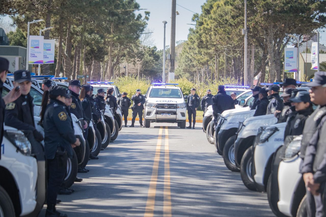 En total La Costa incorporó 37 vehículos para las fuerzas de seguridad.