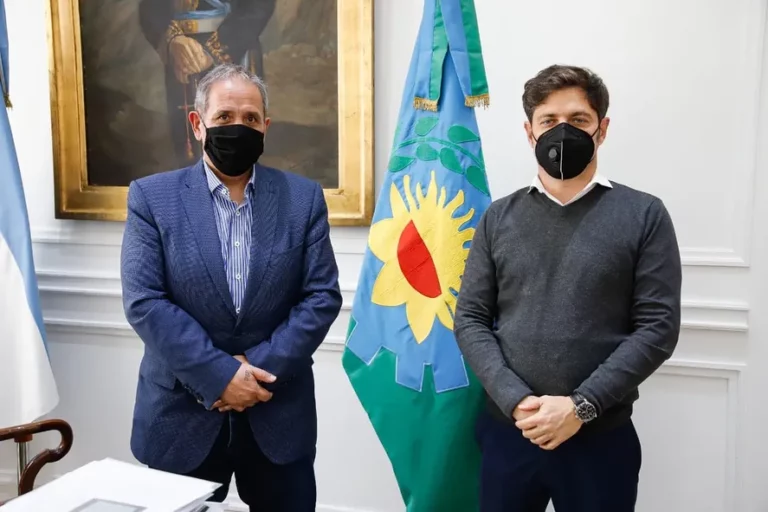 El gobernador bonaerense, Axel Kicillof, encabezará este martes el acto por el Bicentenario del Bapro.