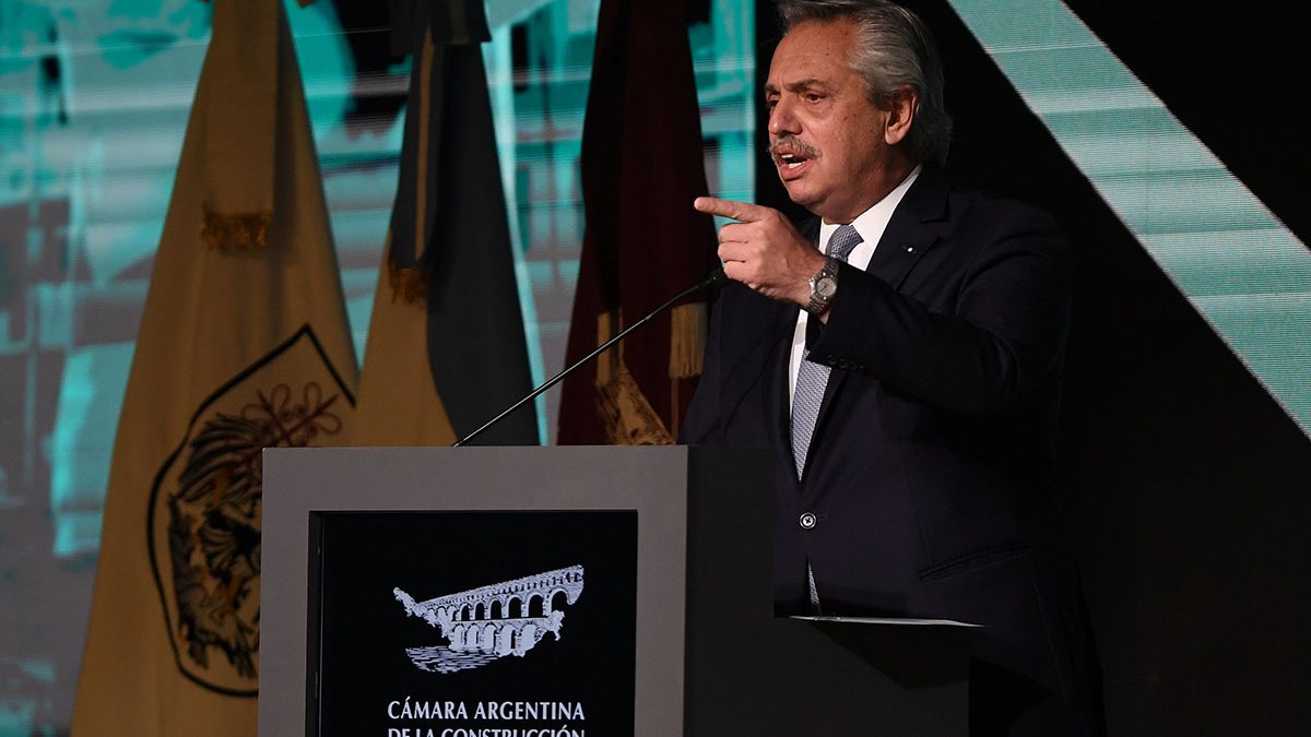 El presidente Alberto Fernández disertó en la última convención de la Cámara Argentina de la Construcción (Camarco).