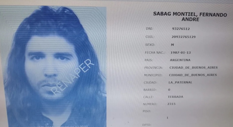 El hombre que intentó matar a Cristina Kirchner.