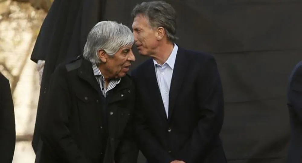 El referente de Camioneros, Hugo Moyano, criticó al expresidente Mauricio Macri.