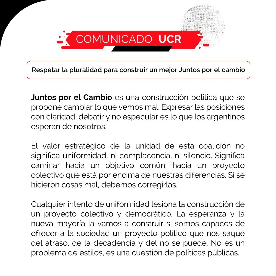 La UCR bonaerense tomó distancia del Comité Nacional y respaldó a Facundo Manes.
