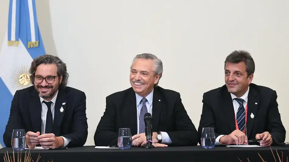 El presidente Alberto Fernández el pasado martes se comunicó con la prensa tras un problema de salud.