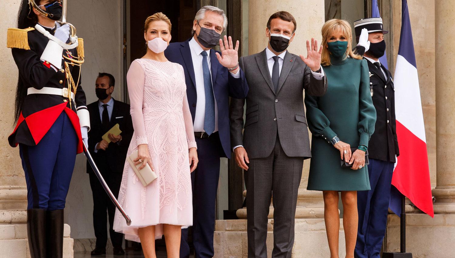 El presidente argentino, Alberto Fernández, se reunirá con su par en Francia, Emmanuel Macron.