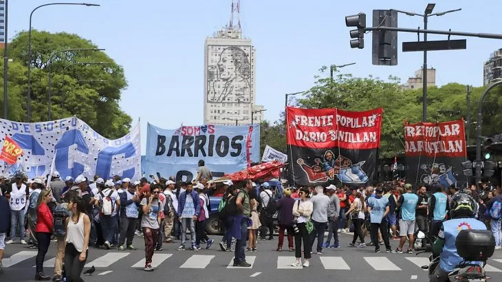Los piqueteros de izquierda amenazaron con un plan de lucha con acampe frente al Ministerio de Desarrollo Social.