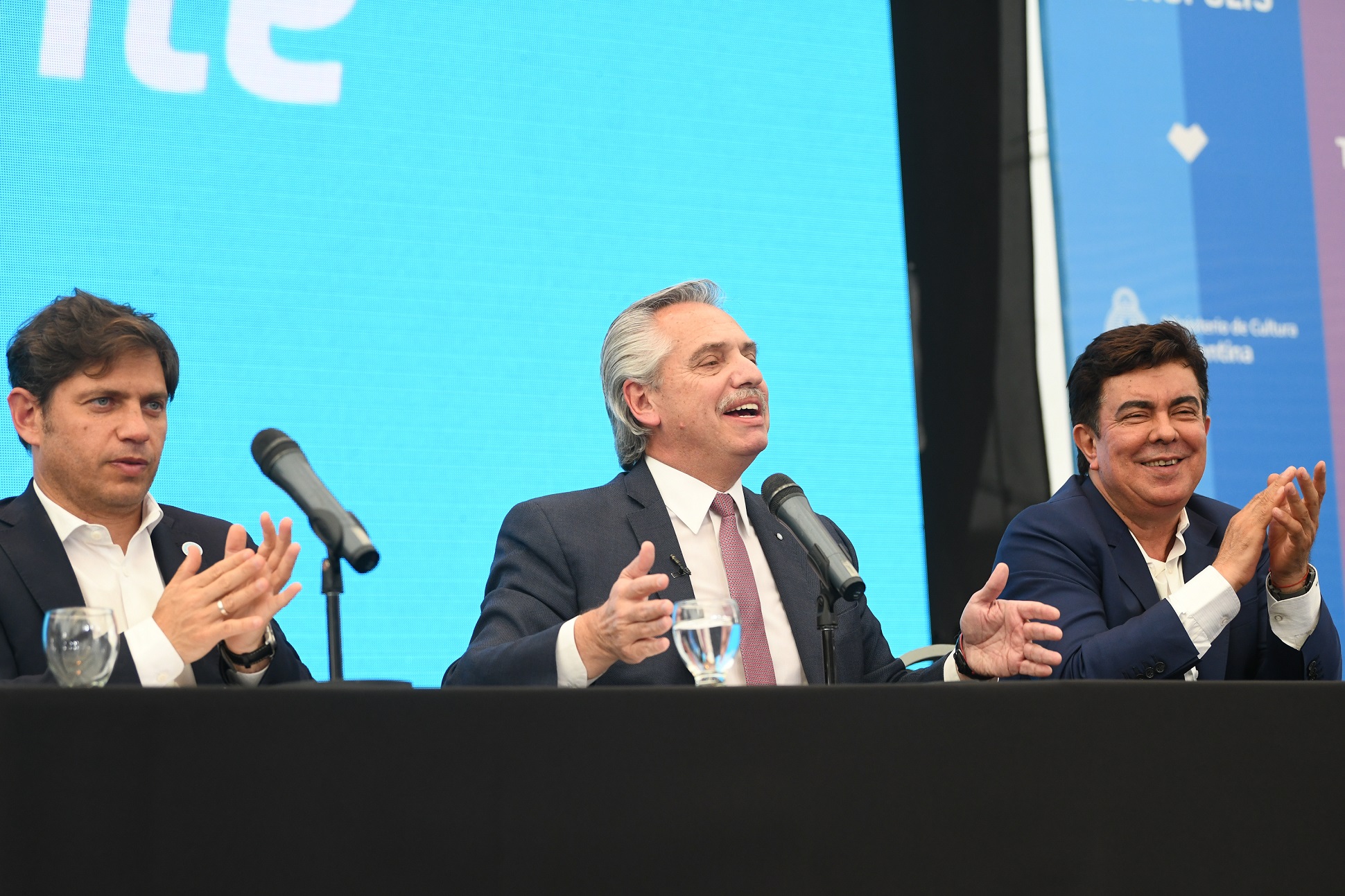 El presidente Alberto Fernández encabezó la inauguración de la Expo Congreso Ciudades para Vivir Bien en Tecnópolis.