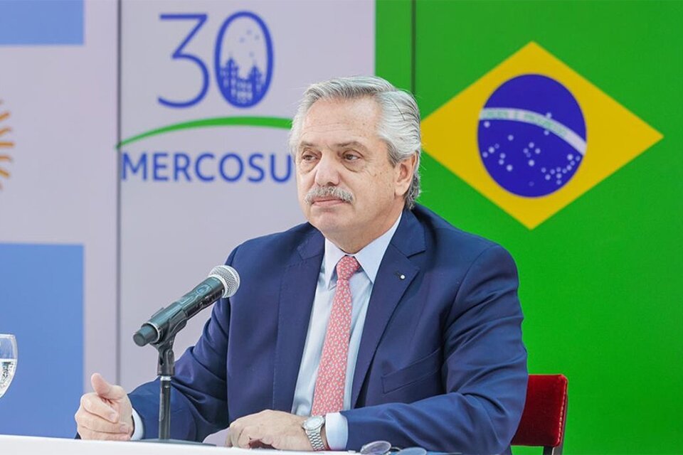 El presidente Alberto Fernández asumirá la presidencia pro-témpore del Mercosur en la cumbre de mandatarios de Montevideo.