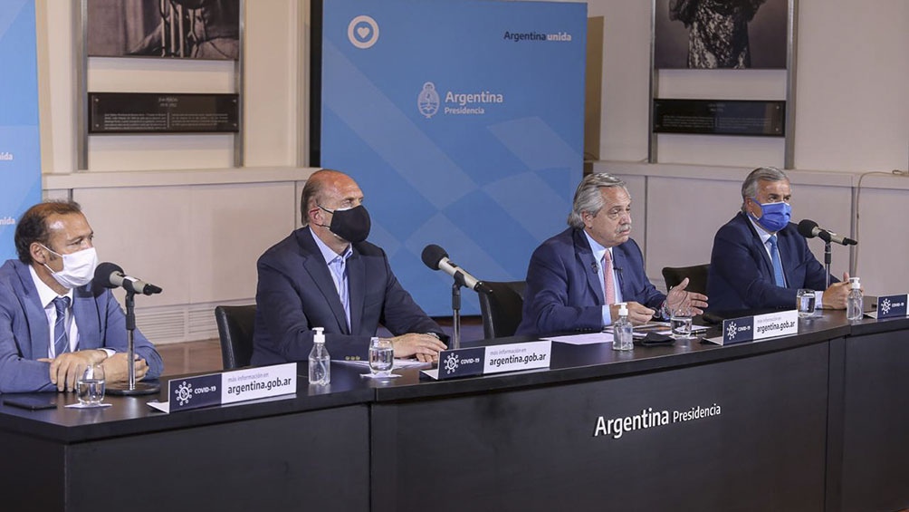 El presidente Alberto Fernández se reencontrará con los gobernadores de Santa Fe, Omar Perotti, y de Jujuy, Gerardo Morales.