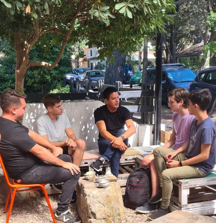 La reunión de Juventud Candidata con Cristian Cardozo.
