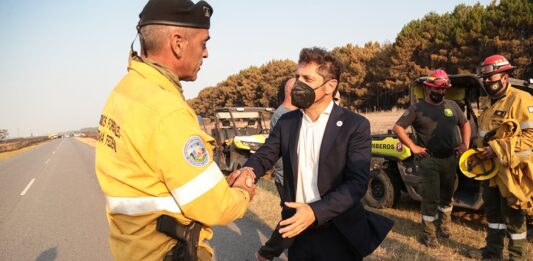 Kicillof destacó la tarea del Consejo Interministerial del Manejo del Fuego, en medio de los incendios forestales que azotan a algunas zonas del Delta del Paraná.