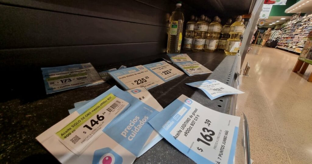 El Gobierno viene denunciando faltantes en el programa Precios Justos. 