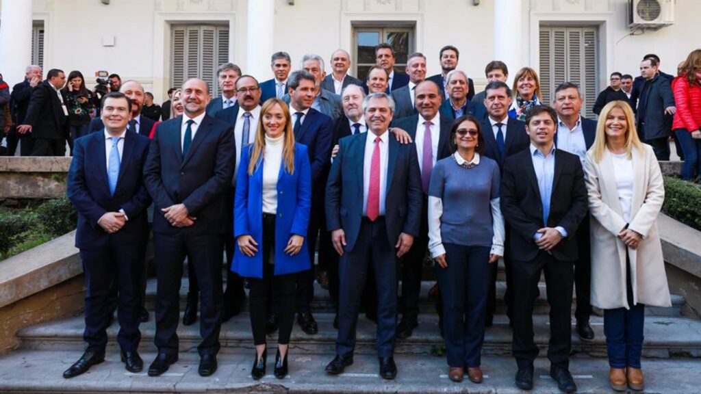 El presidente Alberto Fernández fue respaldado por varios gobernadores para hacerle juicio político a la Corte Suprema de la Nación.