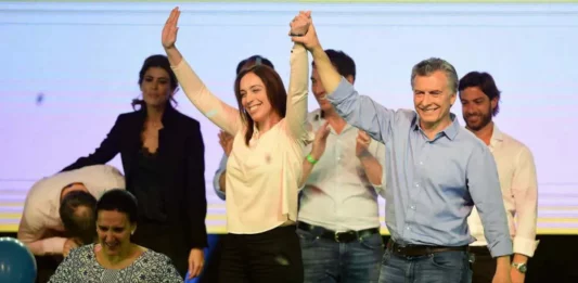María Eugenia Vidal inaugura junto a Macri su búnker de campaña con vistas a las elecciones 2023.