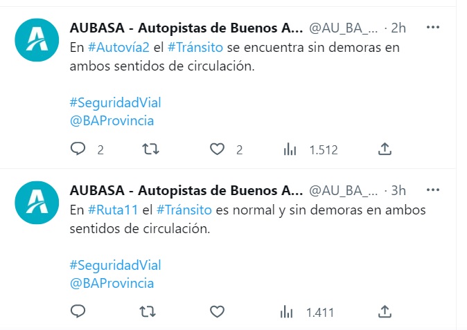 Las rutas bonaerenses se mostraron cargadas desde las primeras horas de este martes.