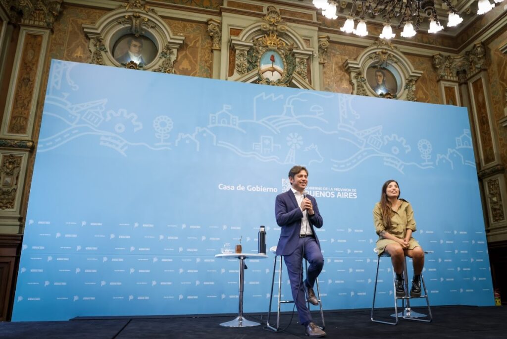 Kicillof, junto a Vilar, lanzó el programa Mi Provincia Recicla.
