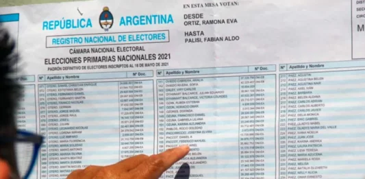 El Gobierno nacional selló convenios por $1.210 millones para la impresión de los padrones de las elecciones 2023.