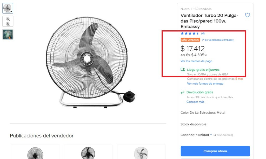 En el mercado hay ventiladores de pared mucho más baratos que los que compró Kicillof. 