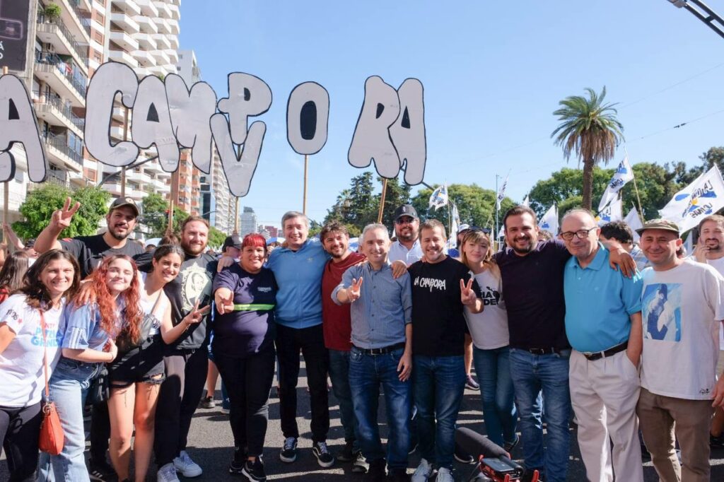Grabois encabezó con Máximo Kirchner y Andrés Larroque la movilización por el Día de la Memoria, Verdad y Justicica.