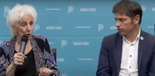 En un homenaje a Madres y Abuelas de plaza de Mayo, el gobernador bonaerense, Axel Kicillof reflexiono sobre el 24 de marzo y los 40 años de democracia.