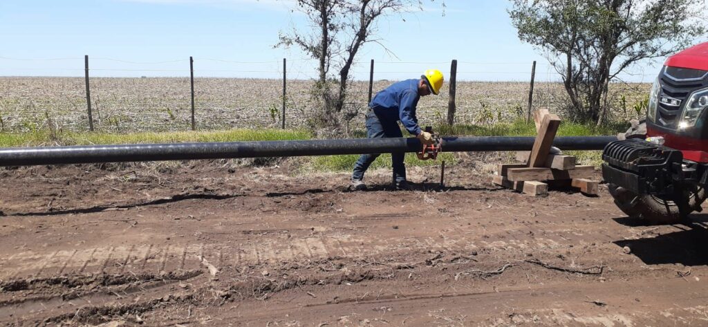 El Gasoducto de América se extiende por 72 kilómetros.