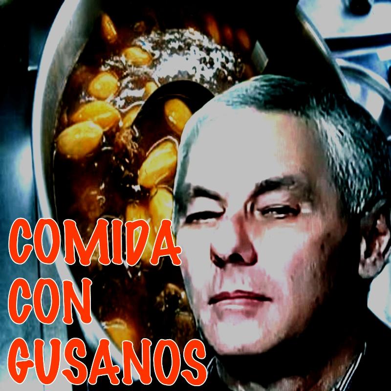 La imagen de Cagliardi que difundieron los padres por la comida con gusanos en las escuelas de Berisso. 