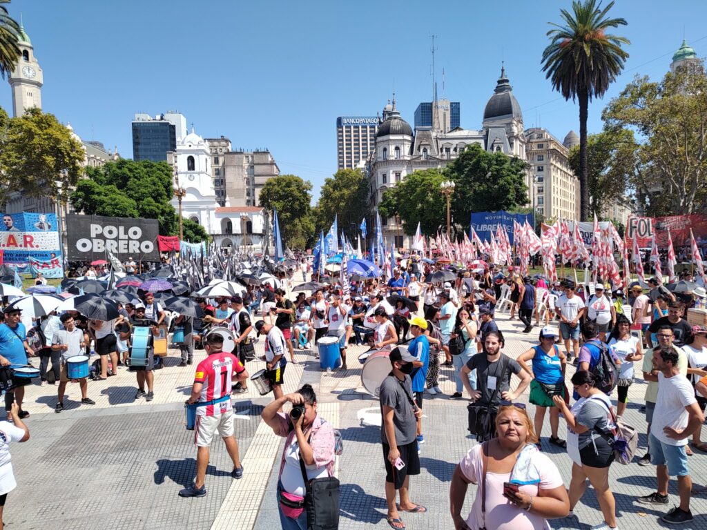 Cerca de 5.000 delegados de todo el país asistieron al plenario de Unidad Piquetera.