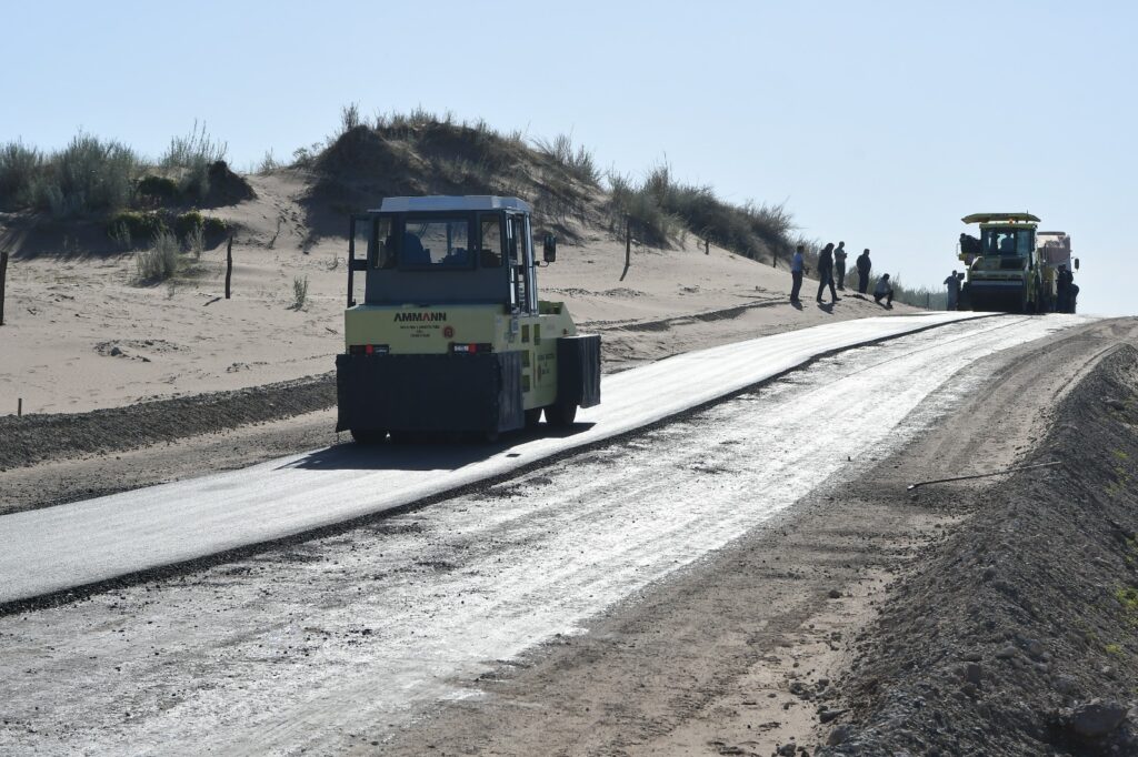 Las obras en Monte Hermoso están enmarcadas en avanzar en la planificación urbana que permita quitar densidad de tráfico del centro.